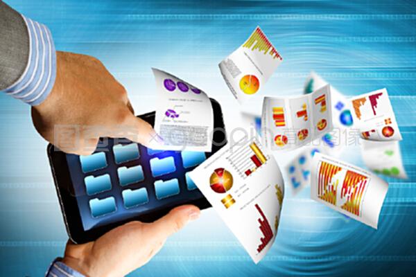 商務、電子商務概念說明和計算機圖表